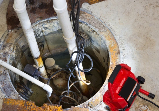 A Sump Pump Setup