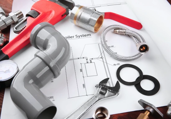 Plumbing equipment & planning chart for full plumbing job