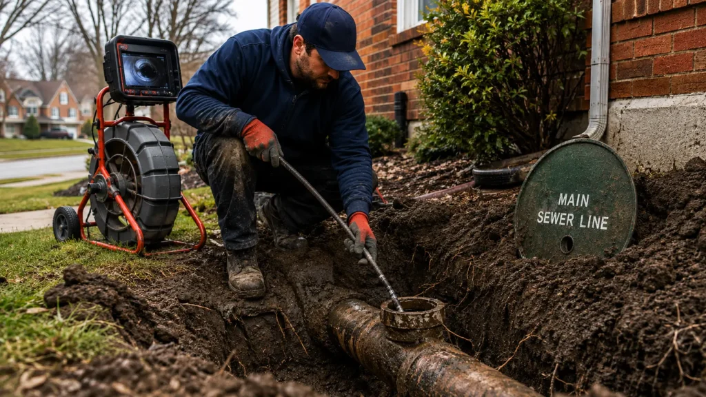 Main Sewer Line Clog in Toronto