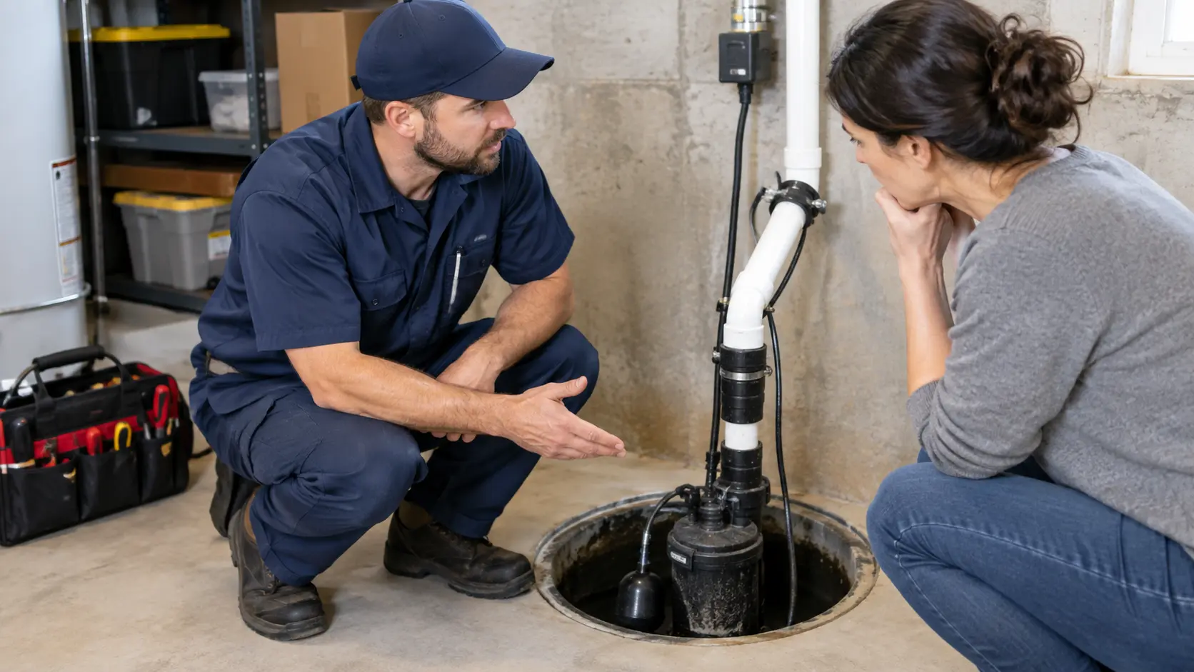 Sump Pump is Running but Not Removing Water? 9 Possible Causes in Toronto