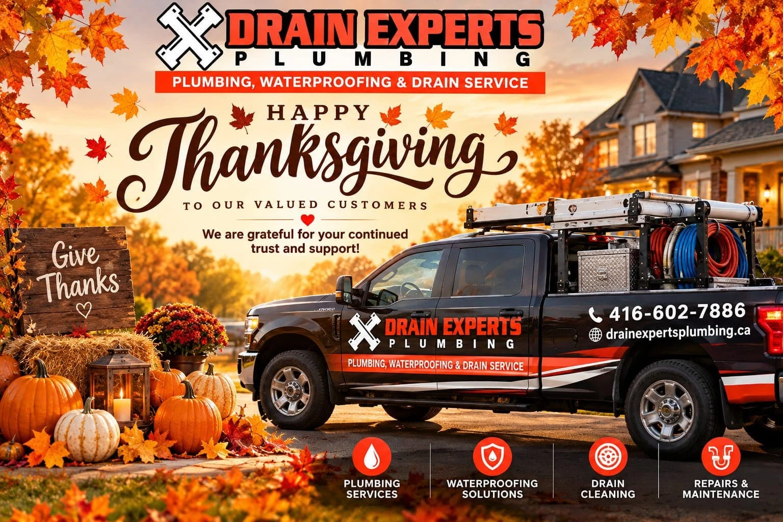 Drain Experts Plumbing Offer